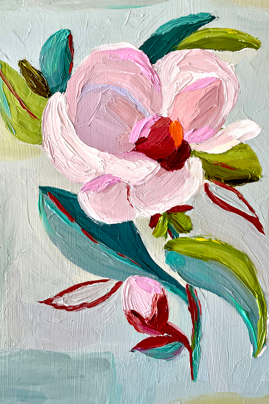 wall-art-print-canvas-poster-framed-Wild Bloomon Grey , By Kelly Angelovic-1