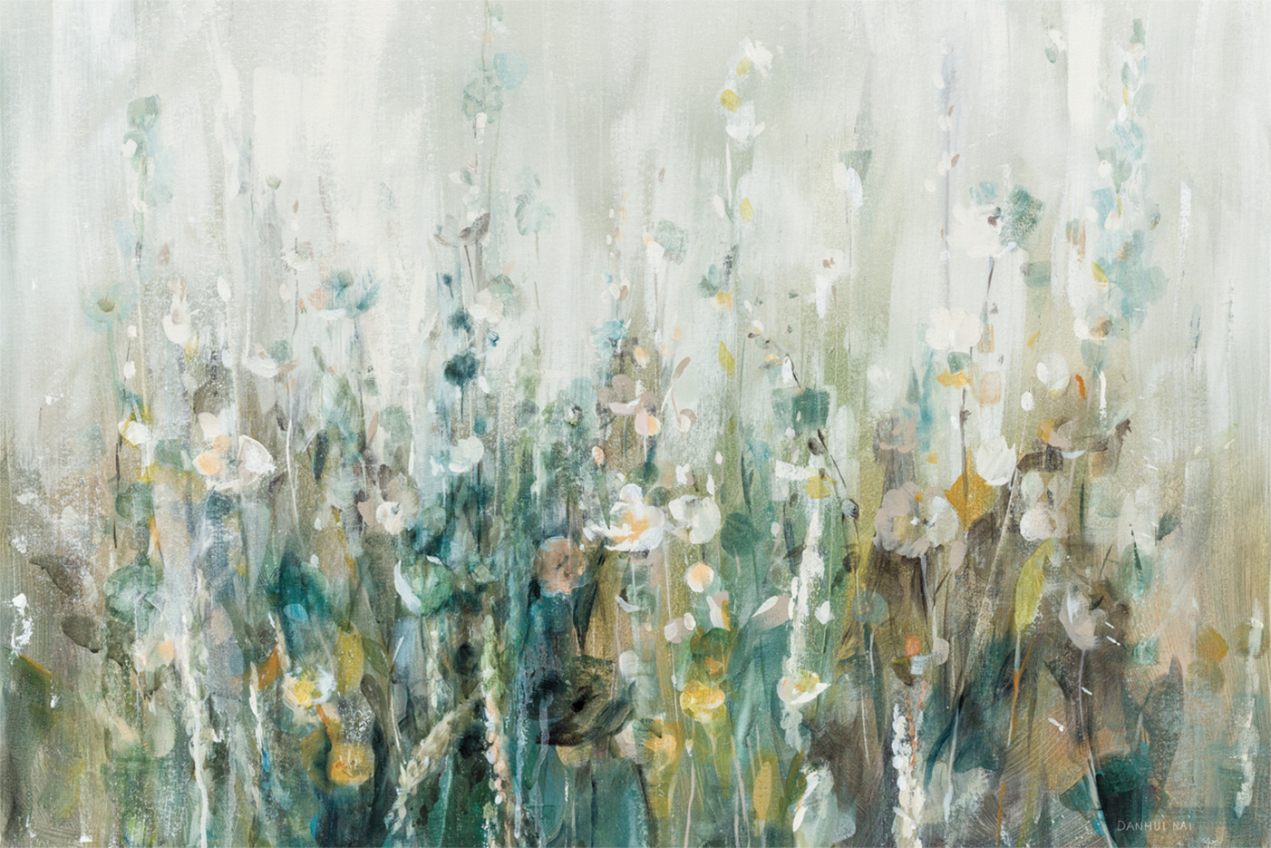 wall-art-print-canvas-poster-framed-Wildflower Field , By Danhui Nai-1