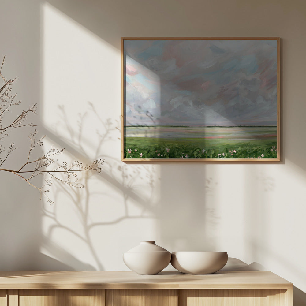 wall-art-print-canvas-poster-framed-Wind & Wildflowers , By Nicole Walsh-4