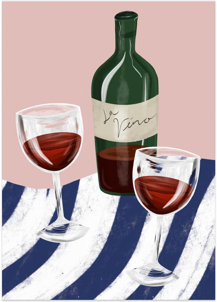 wall-art-print-canvas-poster-framed-Wine time , By EMELIEmaria-1