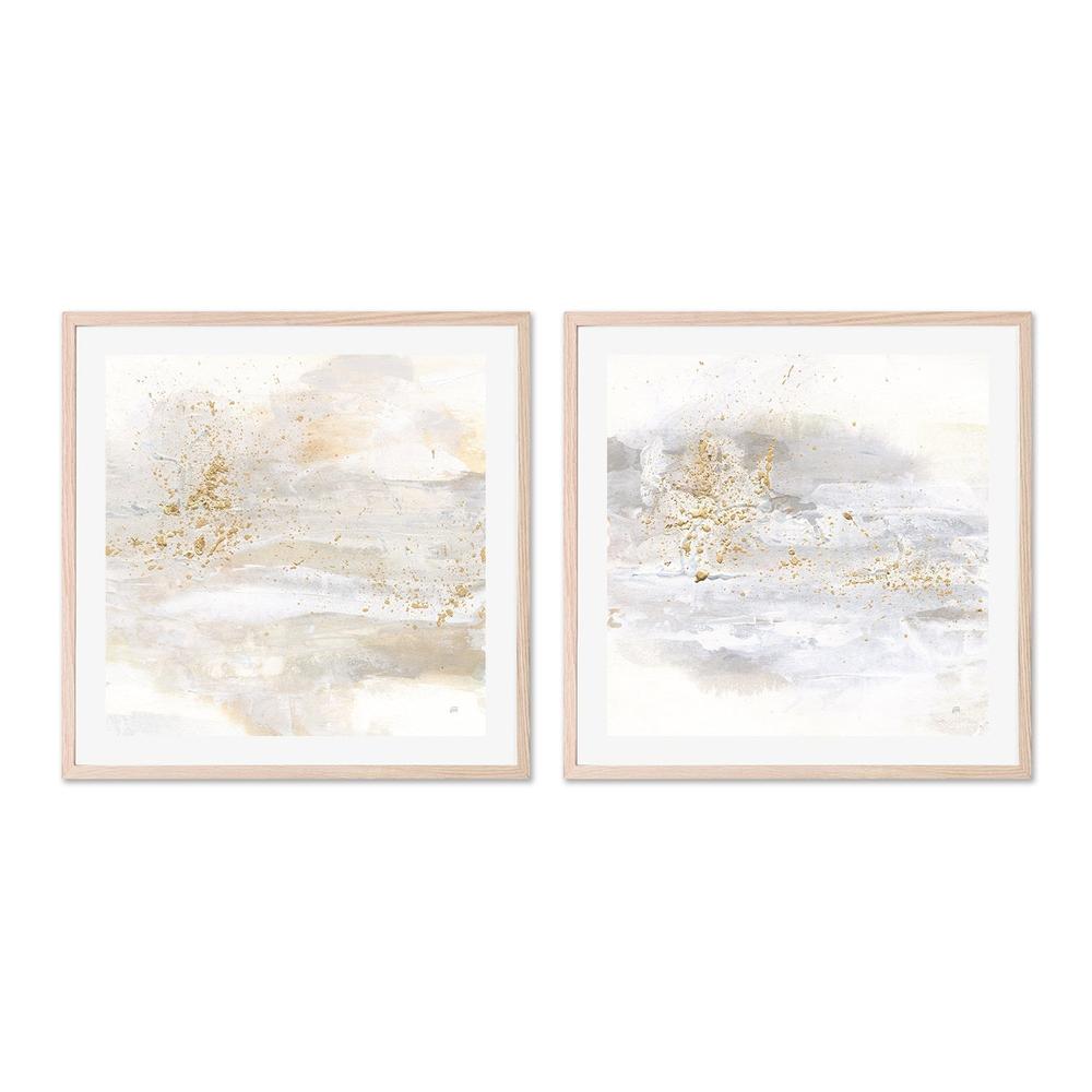wall-art-print-canvas-poster-framed-Winter Gold, Set of 2-by-Chris Paschke-Gioia Wall Art