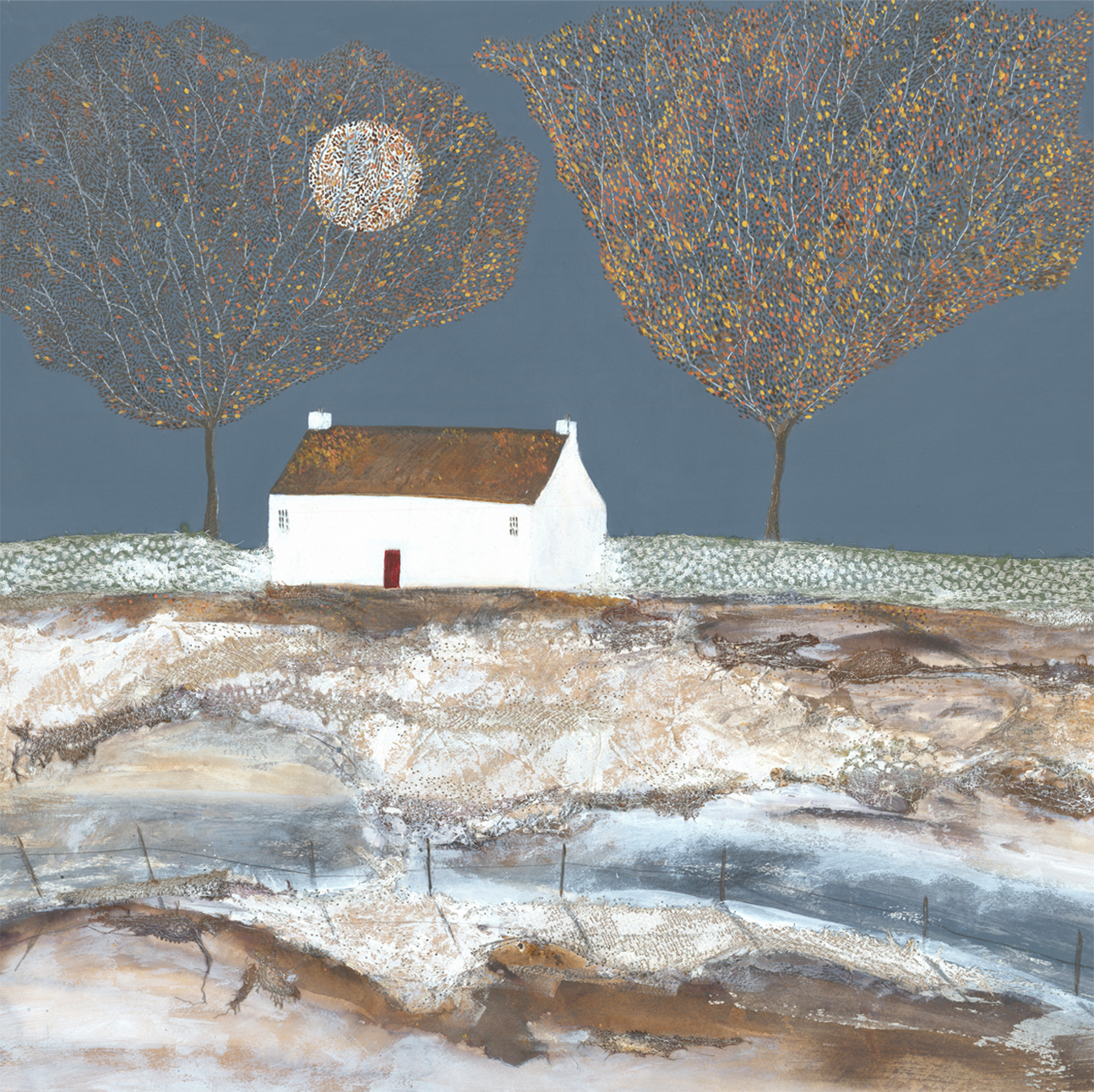 wall-art-print-canvas-poster-framed-Winter was upon us, Style B , By Louise O'Hara-1