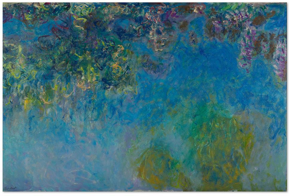 wall-art-print-canvas-poster-framed-Wisteria Circa, By Monet-by-Gioia Wall Art-Gioia Wall Art