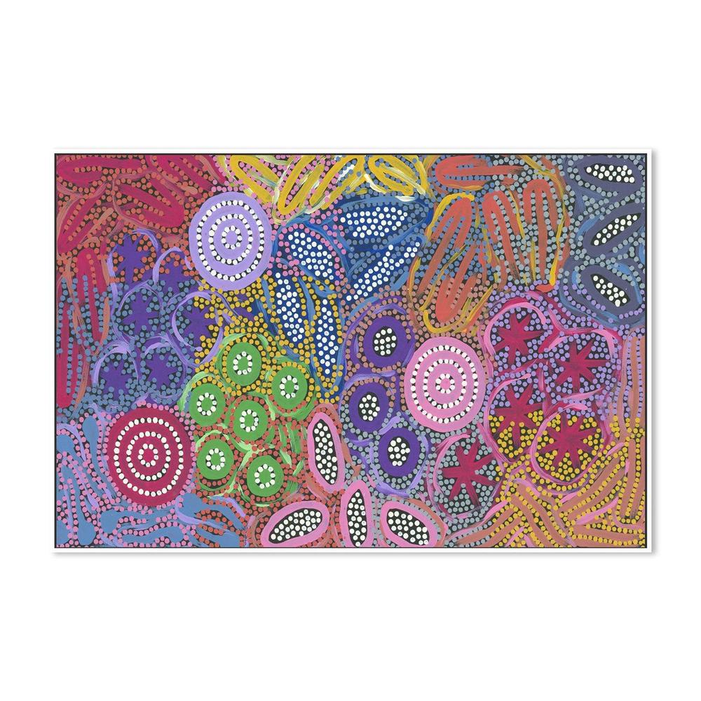 Woman’s Ceremony Dreaming By Michelle Possum Nungurrayi Aboriginal Painting Print