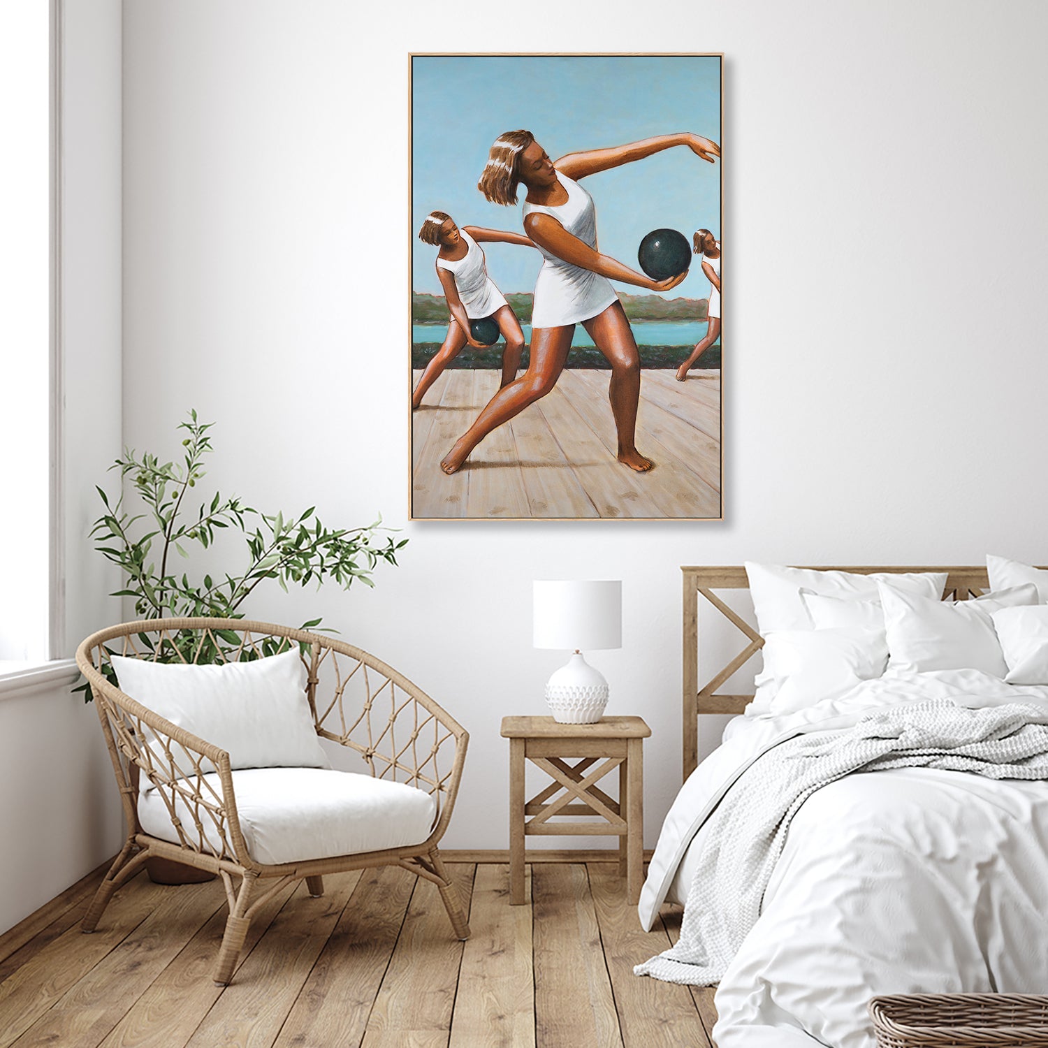 wall-art-print-canvas-poster-framed-Women Exercising , By Sarah Morrissette-7