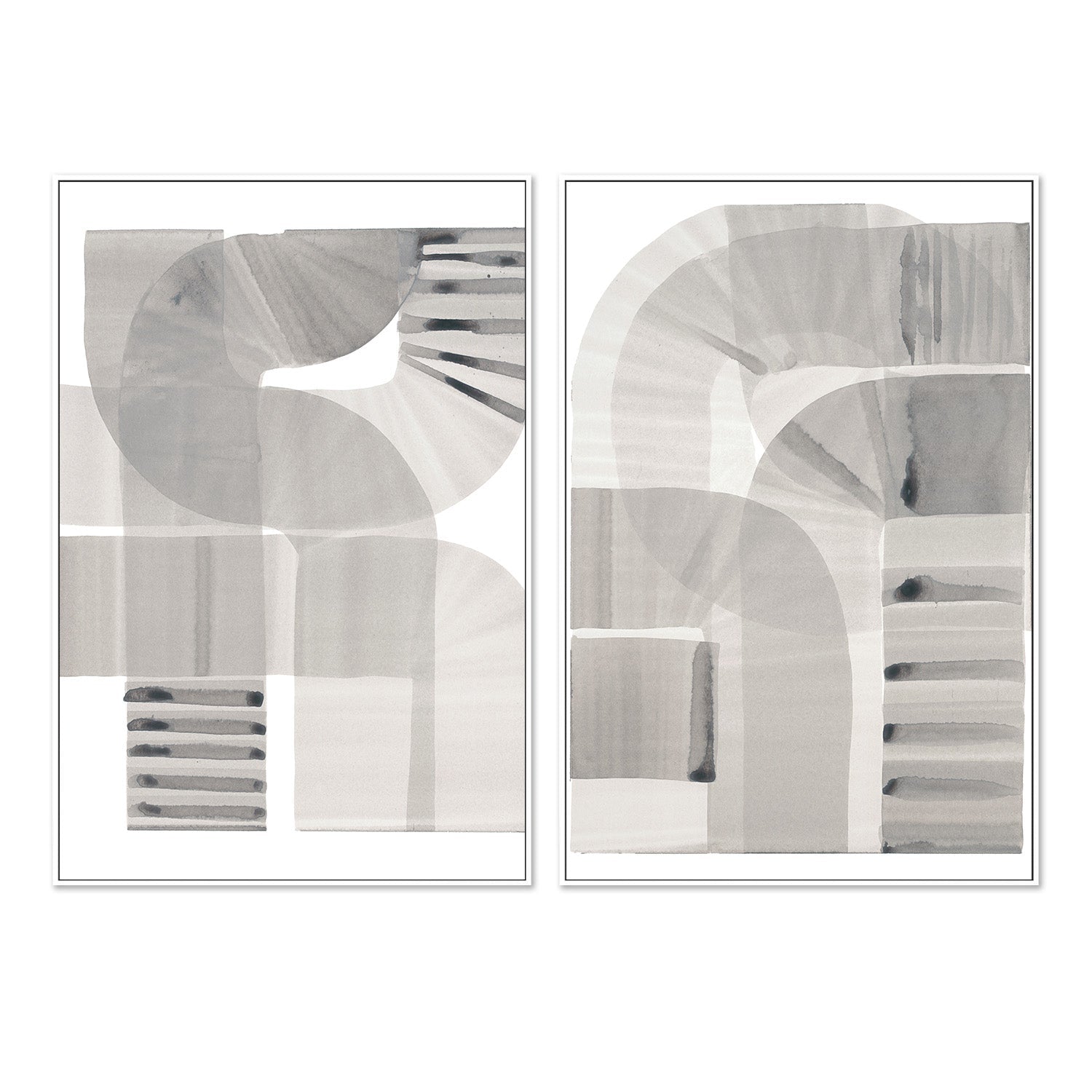 wall-art-print-canvas-poster-framed-Wondering Pipe, Style A & D, Set Of 2 , By Megan Swartz-5