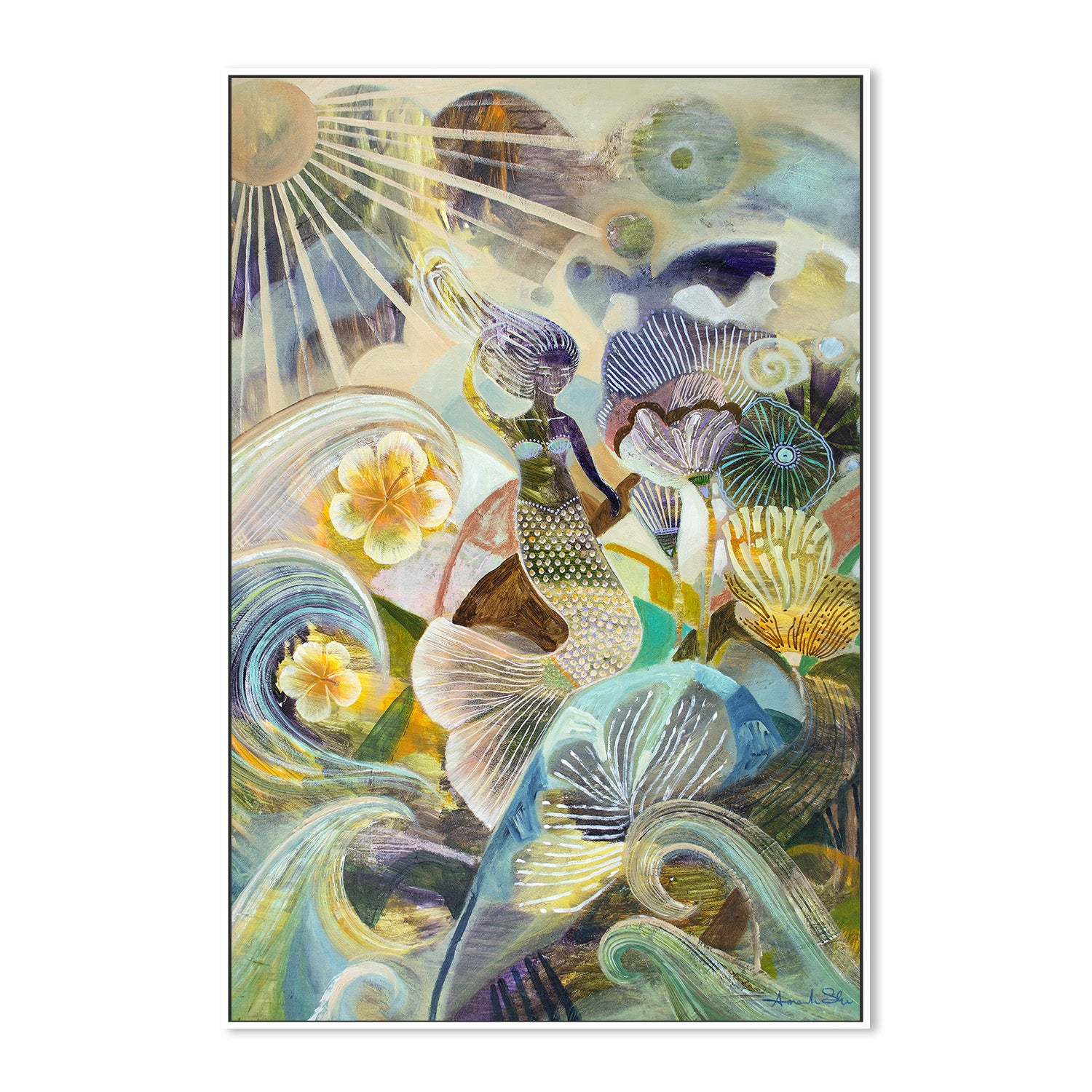 wall-art-print-canvas-poster-framed-Wonderland, Style A-5