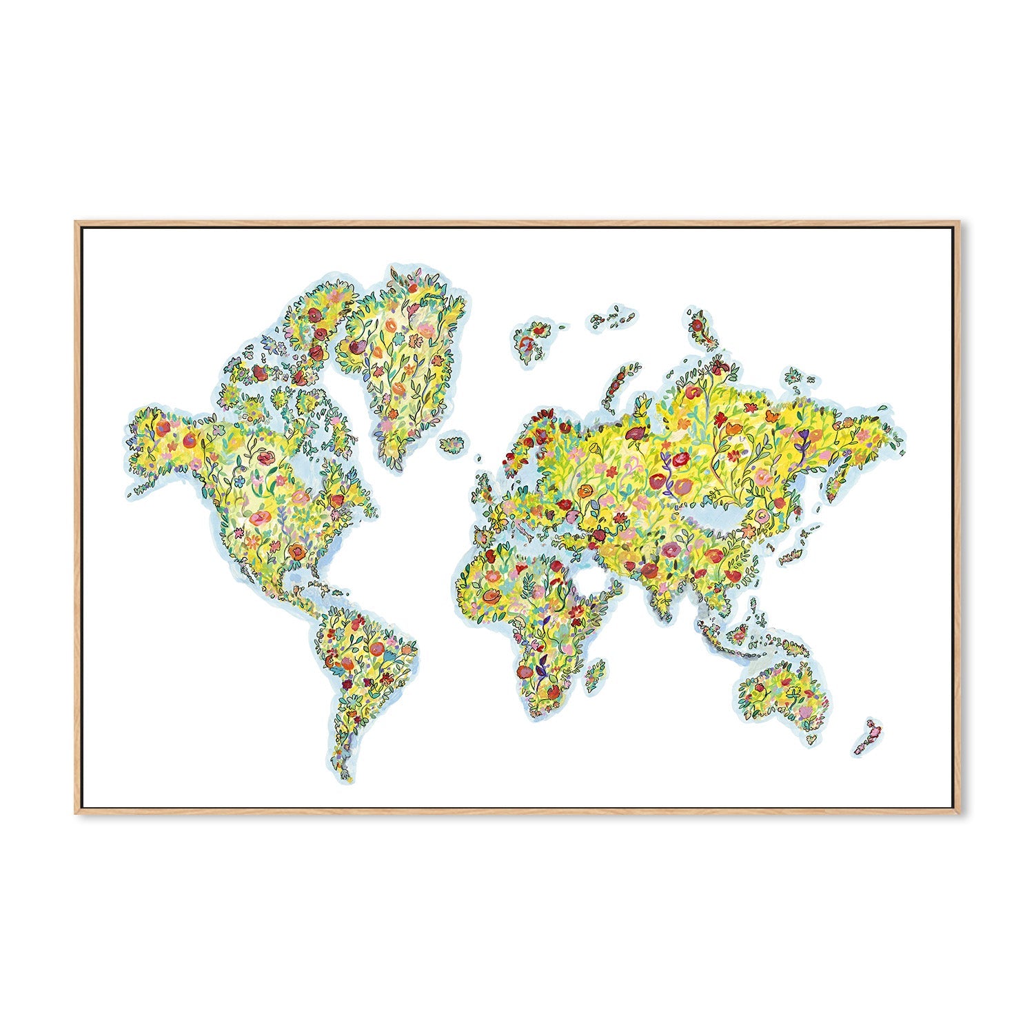 wall-art-print-canvas-poster-framed-World Flower , By CJ Swanson-4