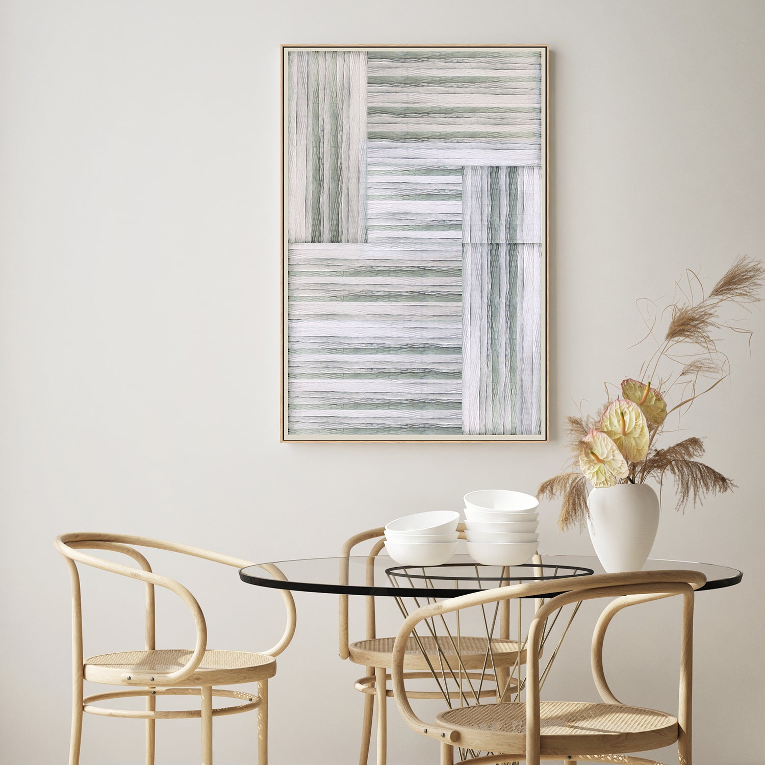 wall-art-print-canvas-poster-framed-Woven Graph, Style A-7