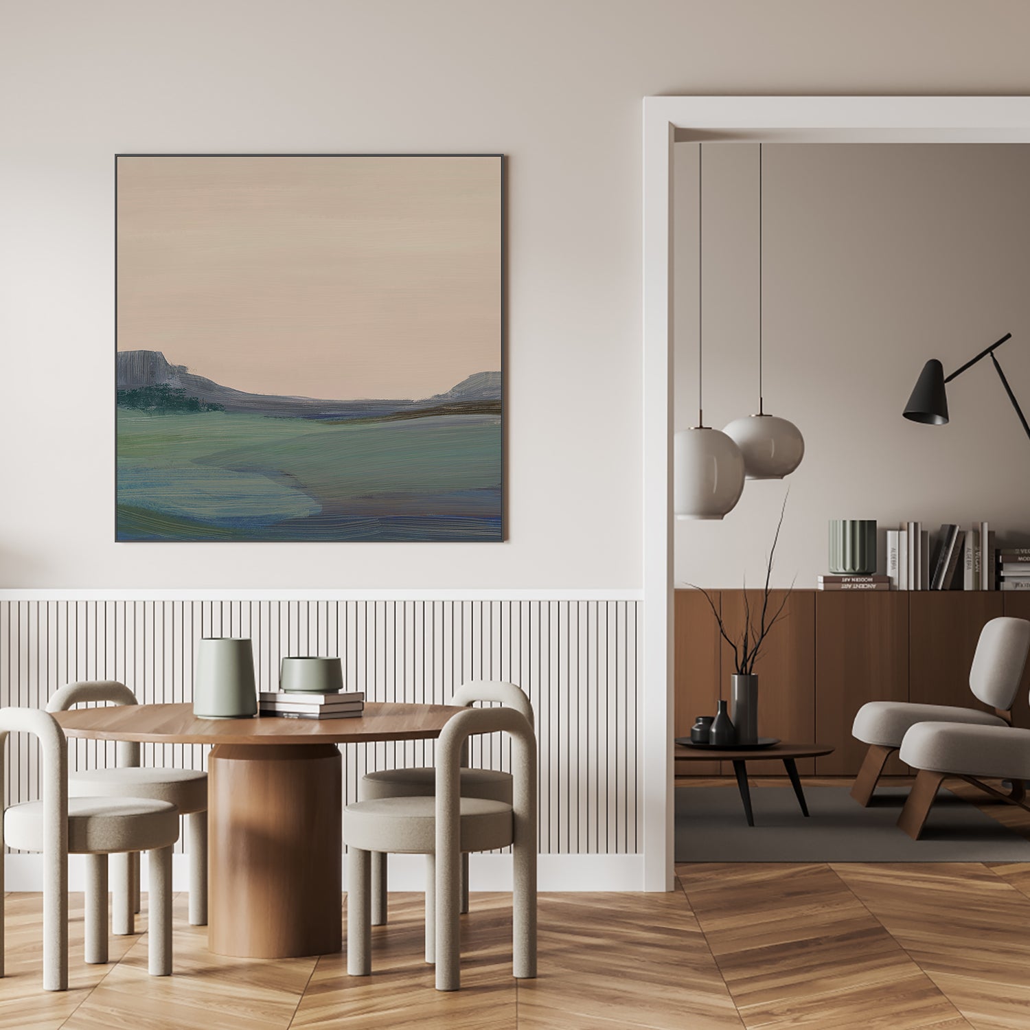 wall-art-print-canvas-poster-framed-Woven Plain #3-7