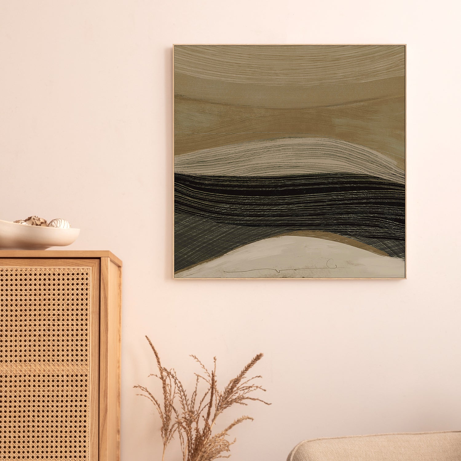 wall-art-print-canvas-poster-framed-Woven Plain, Style B-2