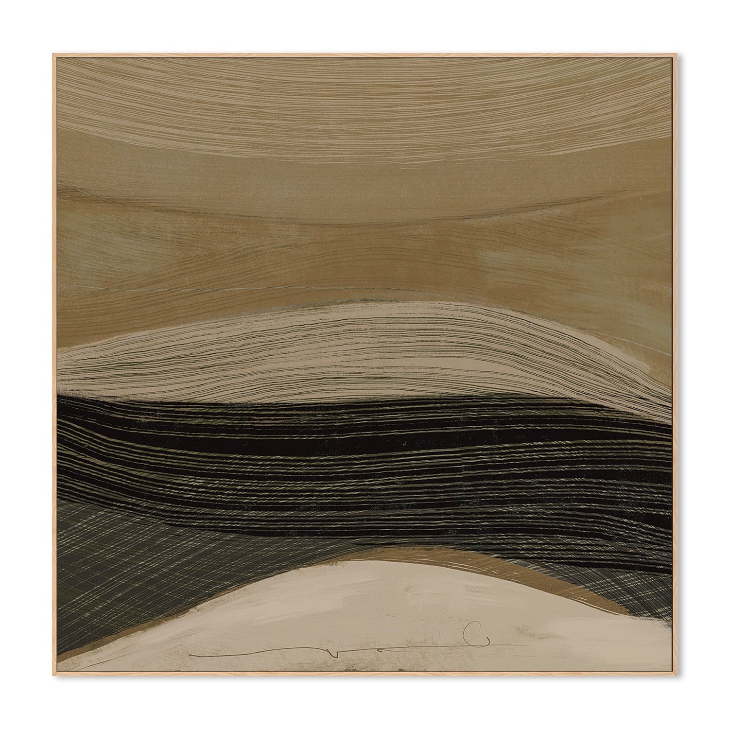 wall-art-print-canvas-poster-framed-Woven Plain, Style B-4