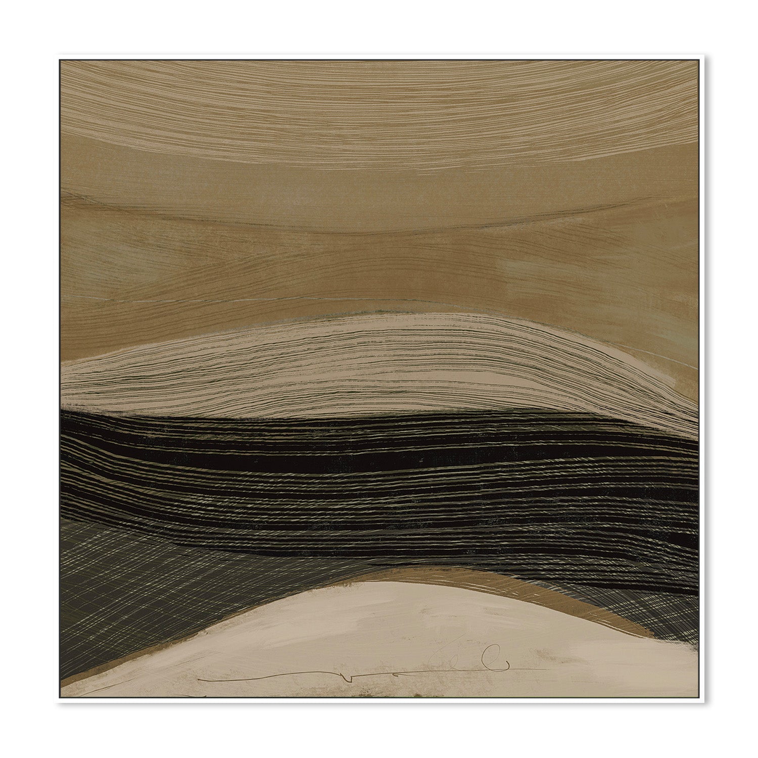 wall-art-print-canvas-poster-framed-Woven Plain, Style B-5