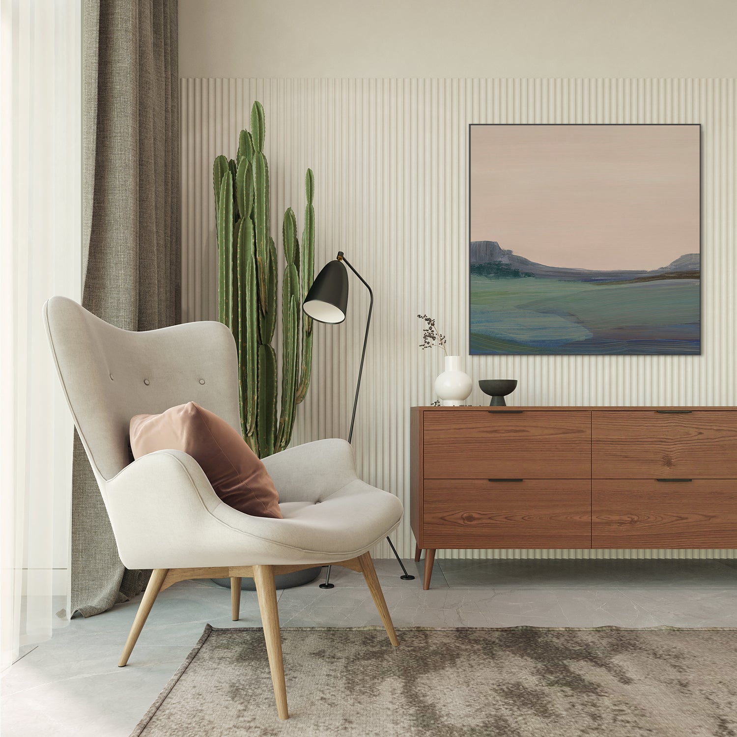 wall-art-print-canvas-poster-framed-Woven Plain, Style C-7