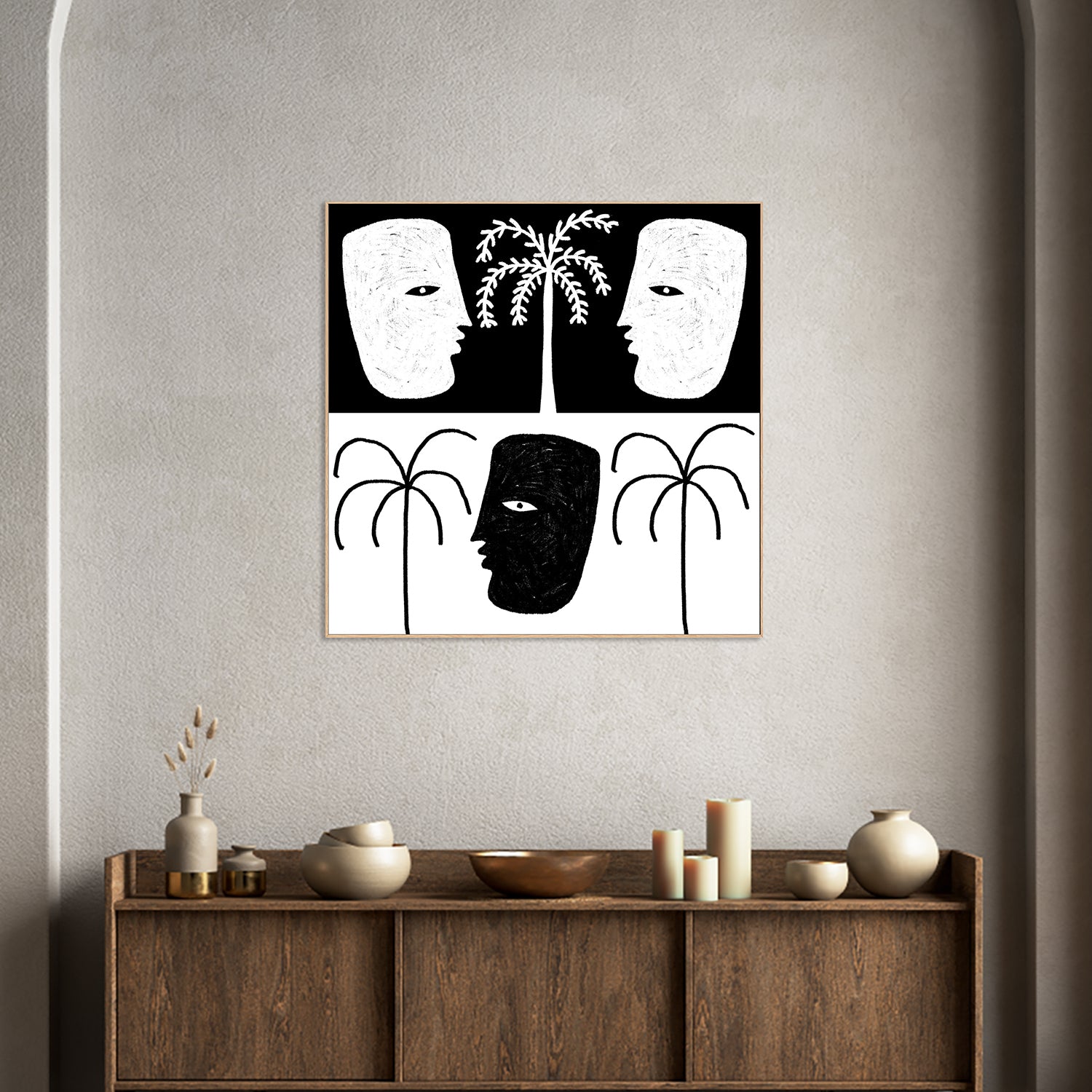 wall-art-print-canvas-poster-framed-Yearning, Style A-7