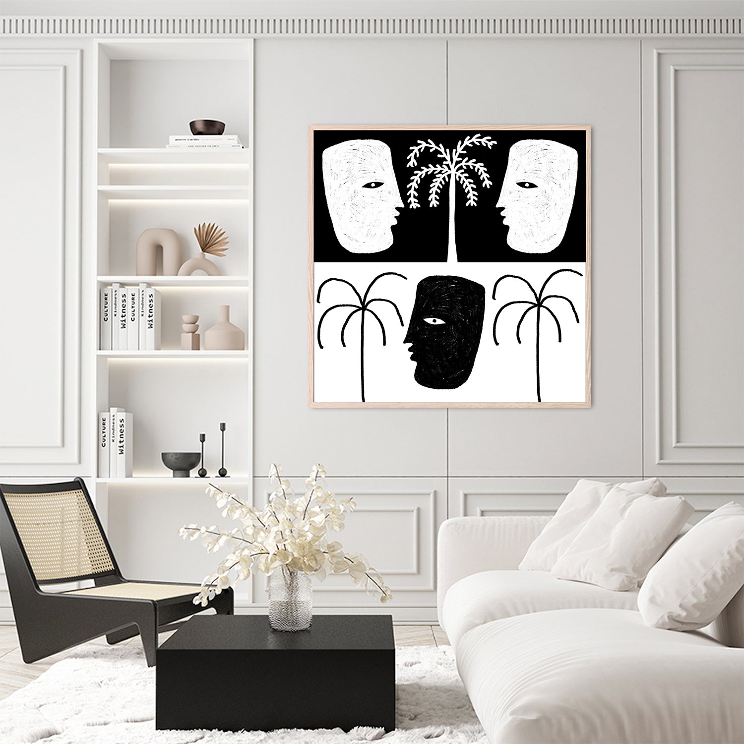 wall-art-print-canvas-poster-framed-Yearning, Style A-9