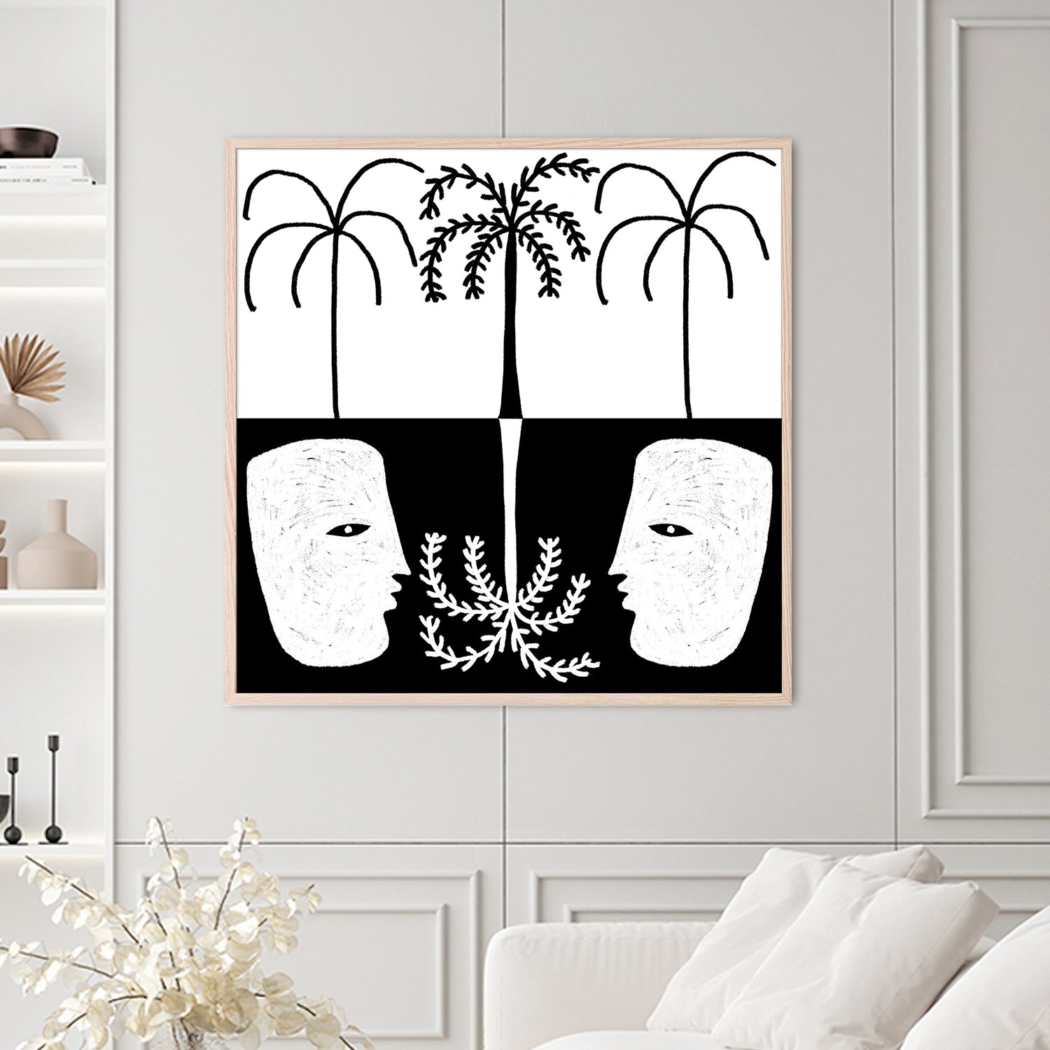 wall-art-print-canvas-poster-framed-Yearning, Style B-2