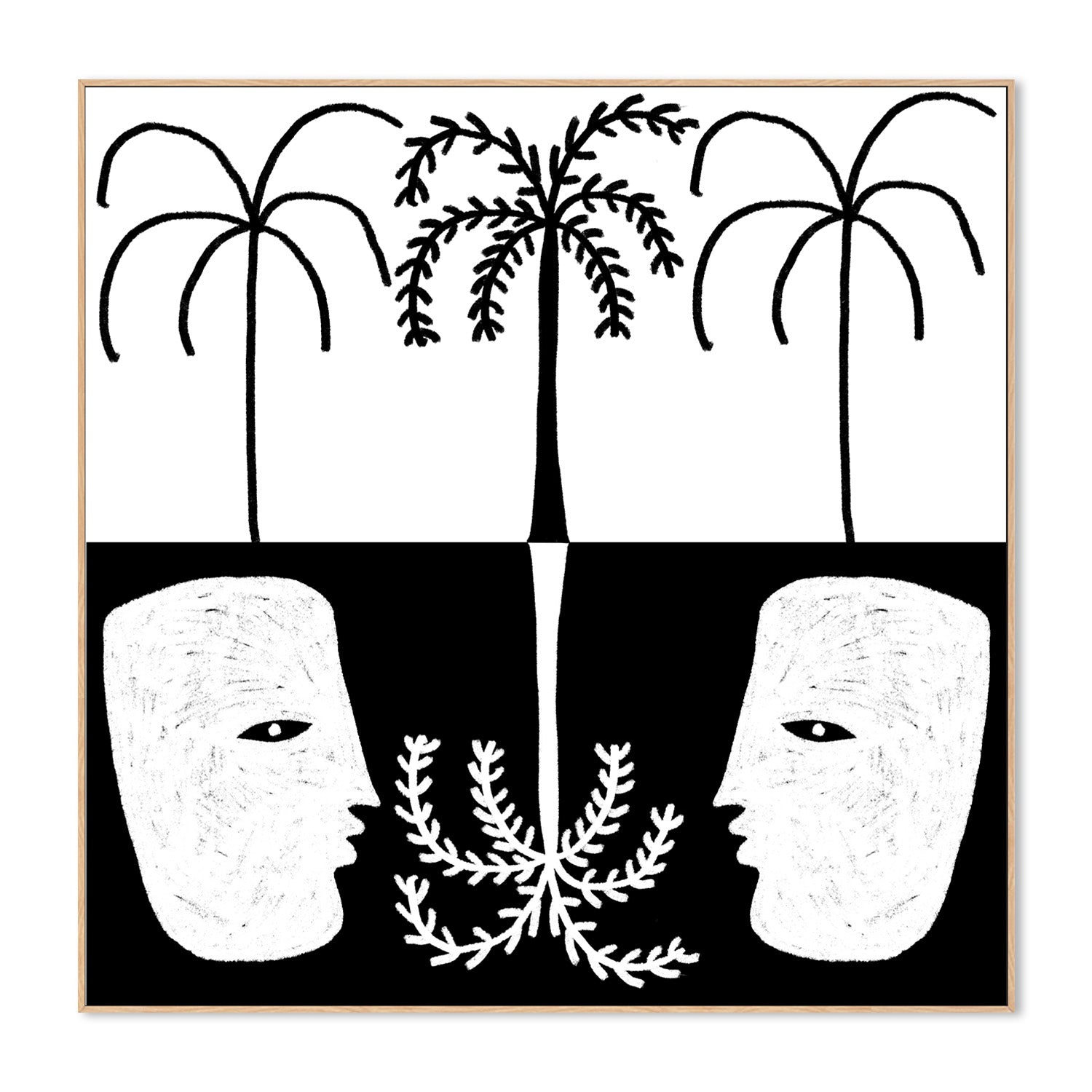 wall-art-print-canvas-poster-framed-Yearning, Style B-4