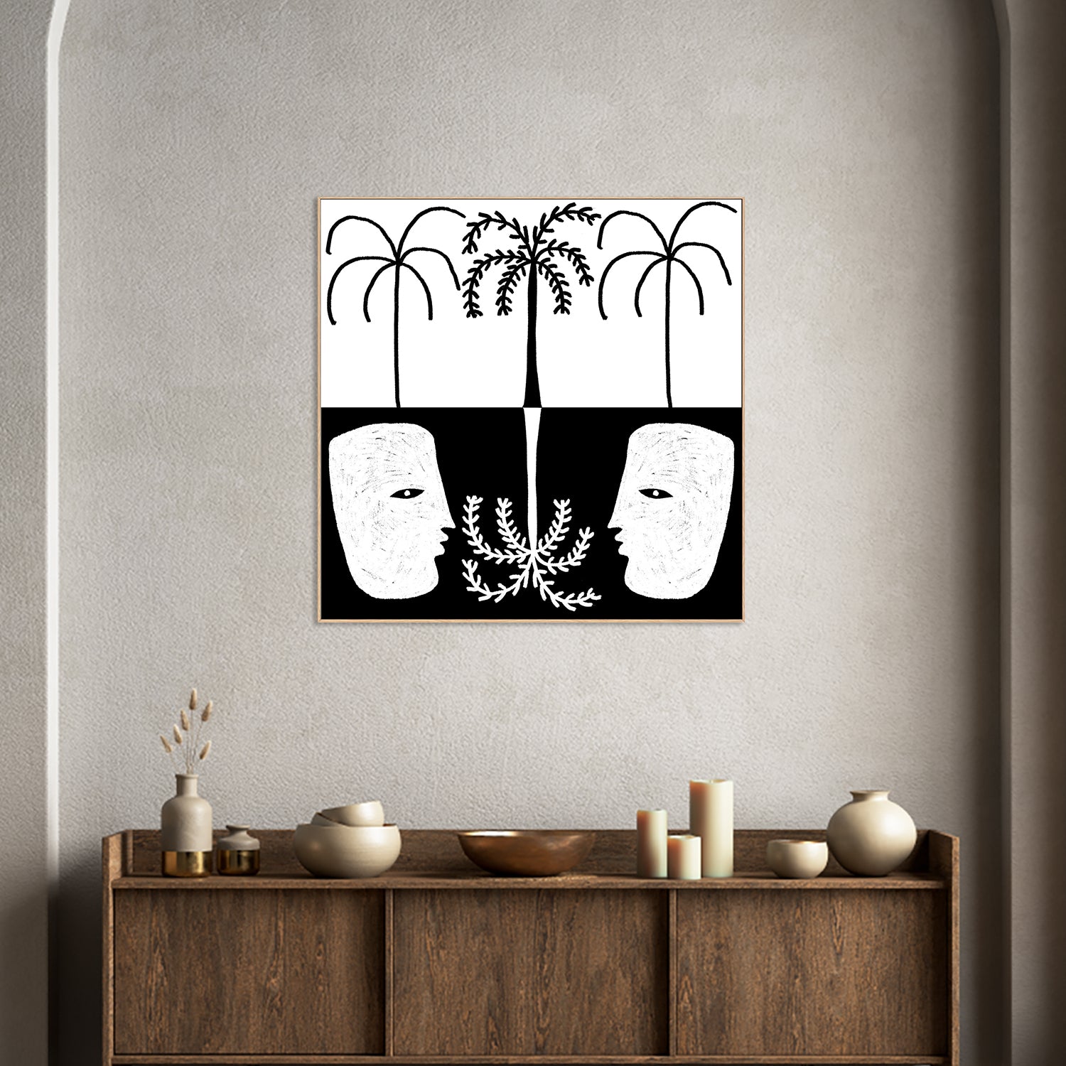 wall-art-print-canvas-poster-framed-Yearning, Style B-7