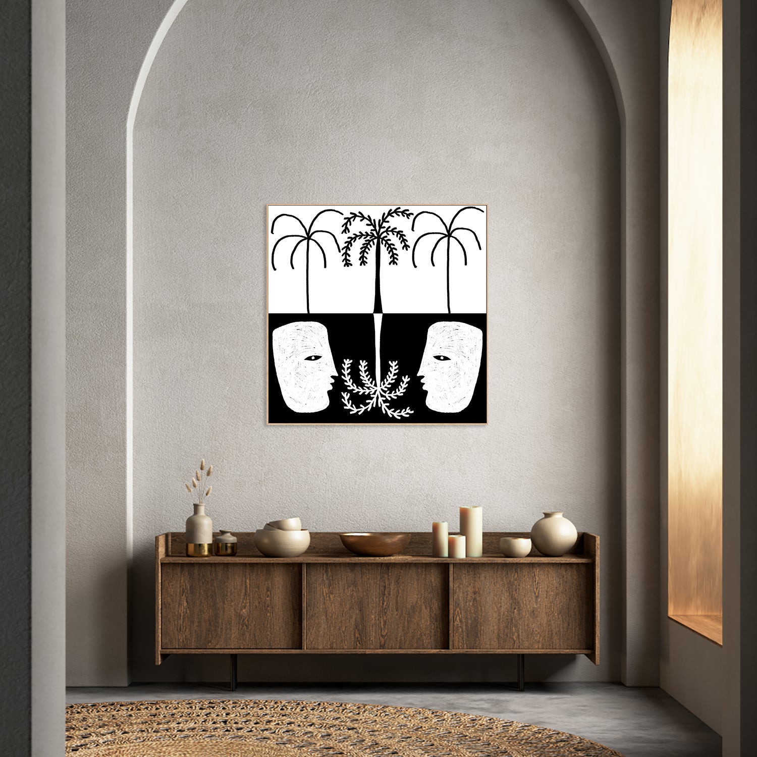 wall-art-print-canvas-poster-framed-Yearning, Style B-8