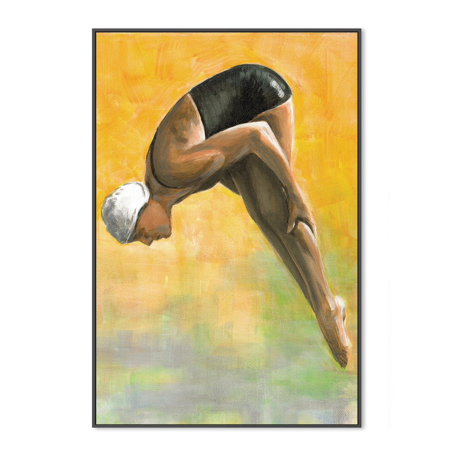 wall-art-print-canvas-poster-framed-Yellow Diver-3