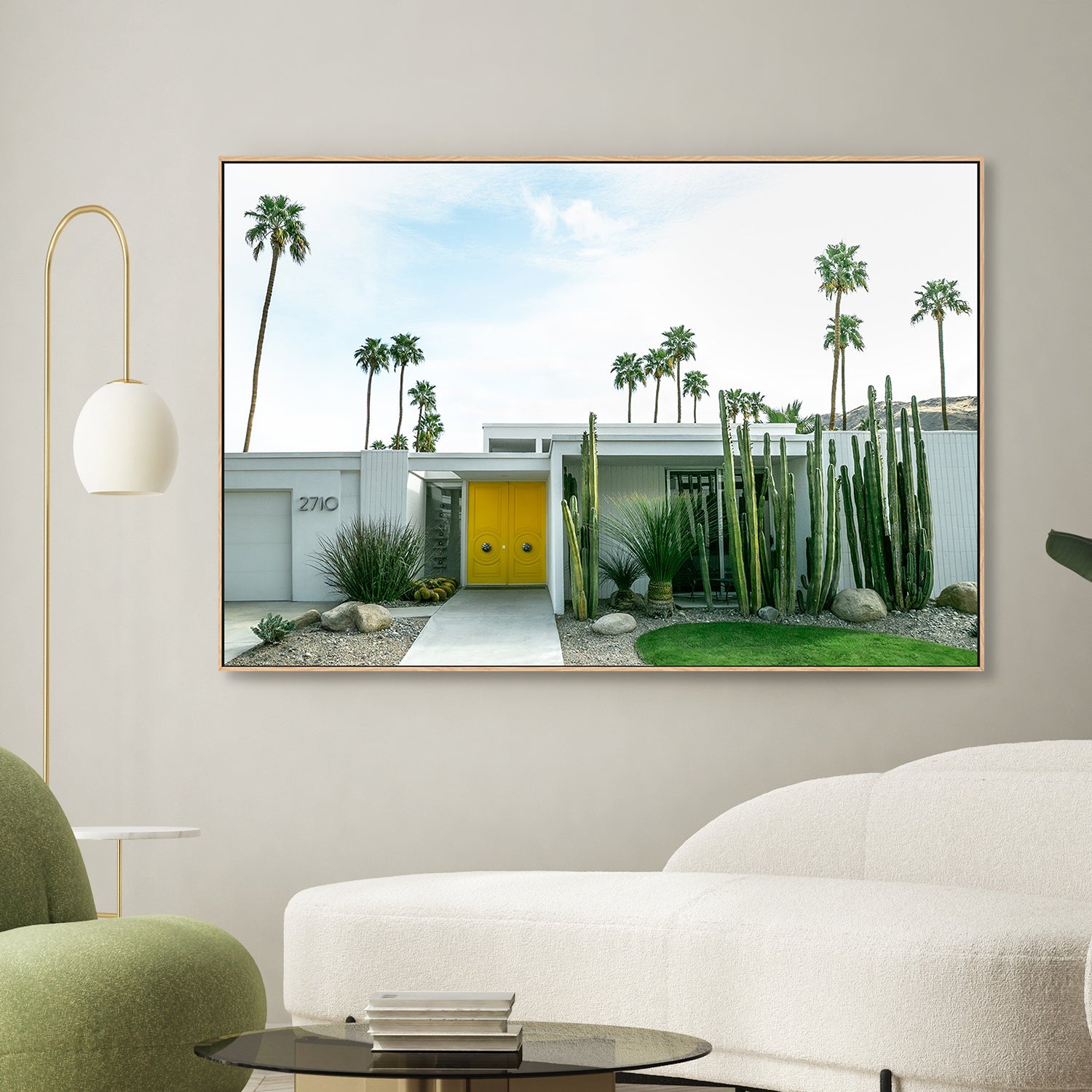 wall-art-print-canvas-poster-framed-Yellow Door , By Tricia Brennan-3