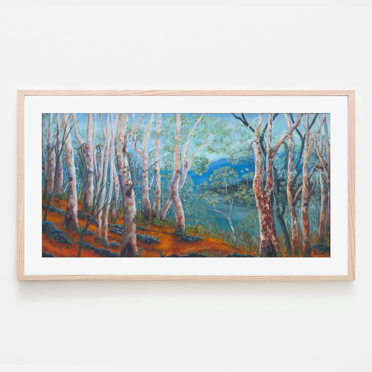 Warm Forest Glow-by-Sharon DeSailly-wall-art-print-canvas-poster-framed-Gioia