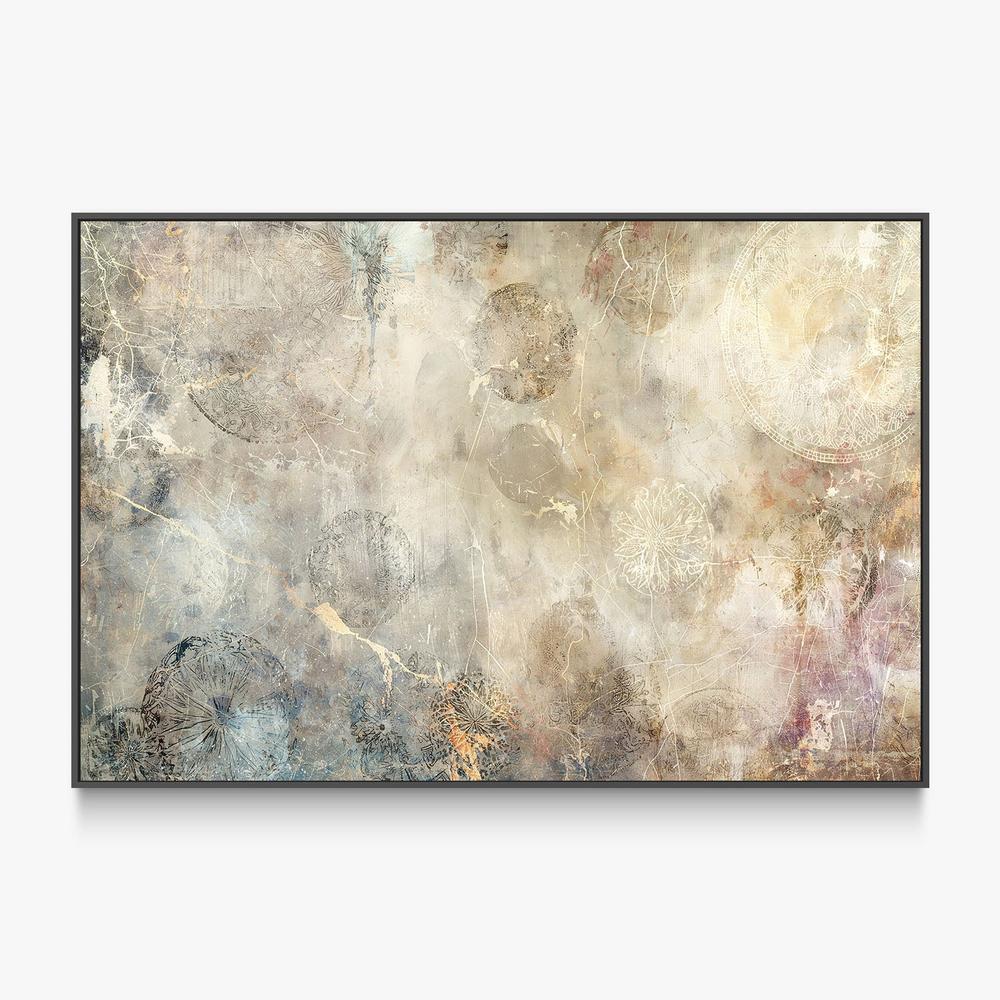 Weathered Organic Circles-by-Rafal Kulik-wall-art-print-canvas-poster-framed-Gioia