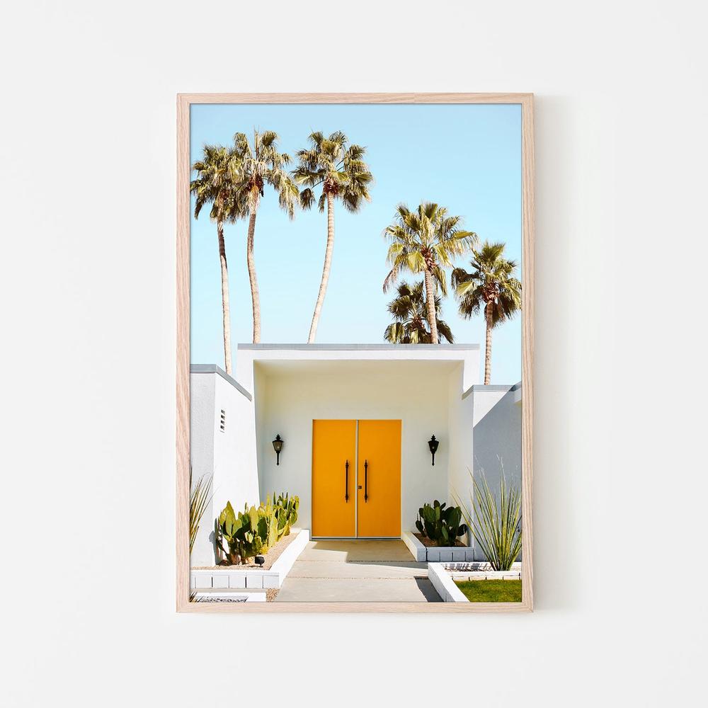 Welcome To Palm Springs-by-Gal Pittel-wall-art-print-canvas-poster-framed-Gioia