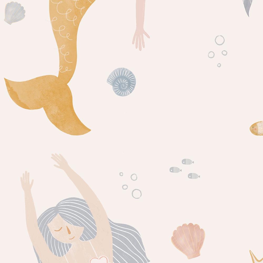 Whimsical Mermaids Ocean-by-Menina Lisboa-wall-art-print-canvas-poster-framed-Gioia