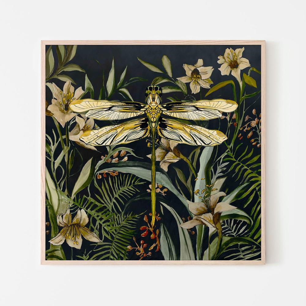 Whispers of the Dragonfly-by-Jacob Q-wall-art-print-canvas-poster-framed-Gioia