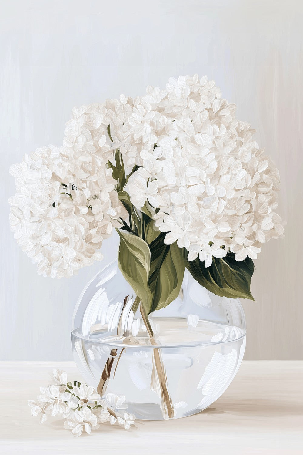 White Hydrangeas Vase-by-Stephanie Jeuffroy-wall-art-print-canvas-poster-framed-Gioia