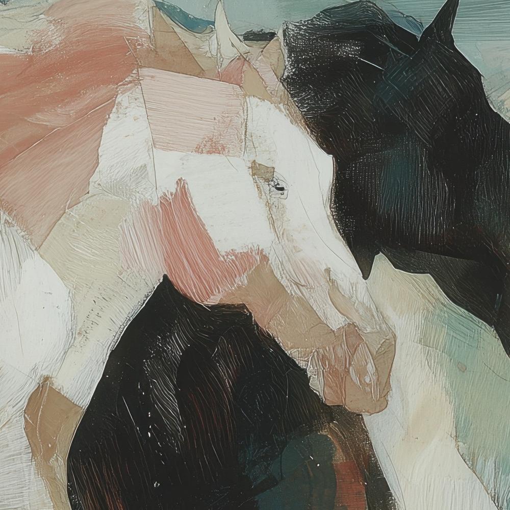 Wild Horses in Motion-by-Chromatic Storm Studio-wall-art-print-canvas-poster-framed-Gioia