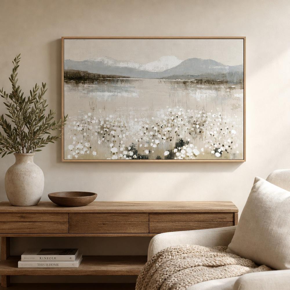 Wildflower Lake And Range-by-Chromatic Storm Studio-wall-art-print-canvas-poster-framed-Gioia