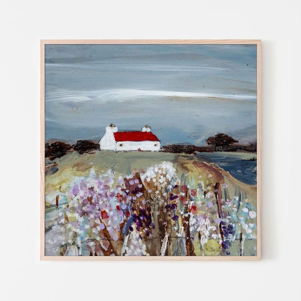 Wildflower Meadow, Style B-by-Louise O'Hara-wall-art-print-canvas-poster-framed-Gioia