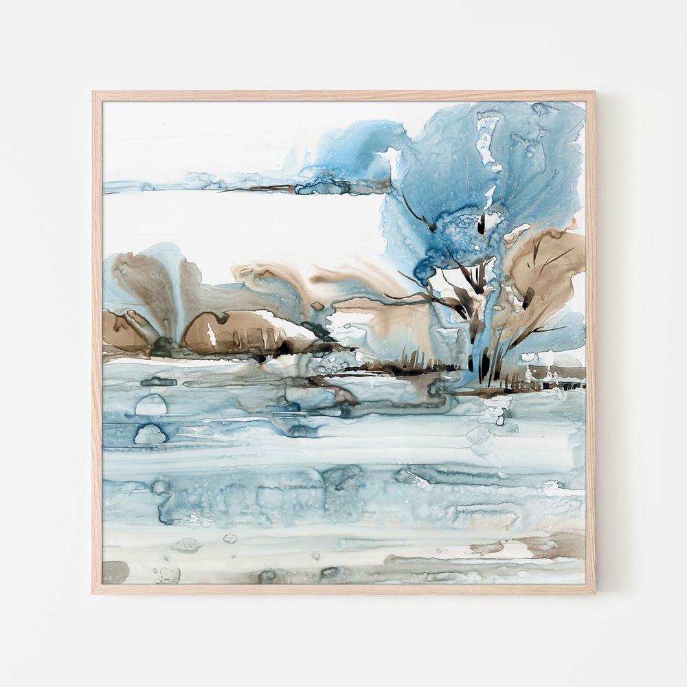 Winter’s Soft Embrace, Style B-by-Lera-wall-art-print-canvas-poster-framed-Gioia