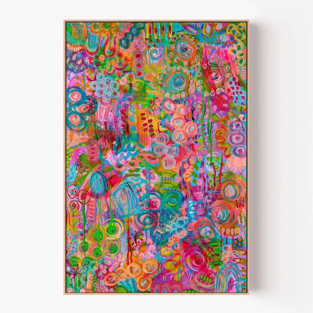 Withaflourish-by-Lindy Farley-wall-art-print-canvas-poster-framed-Gioia