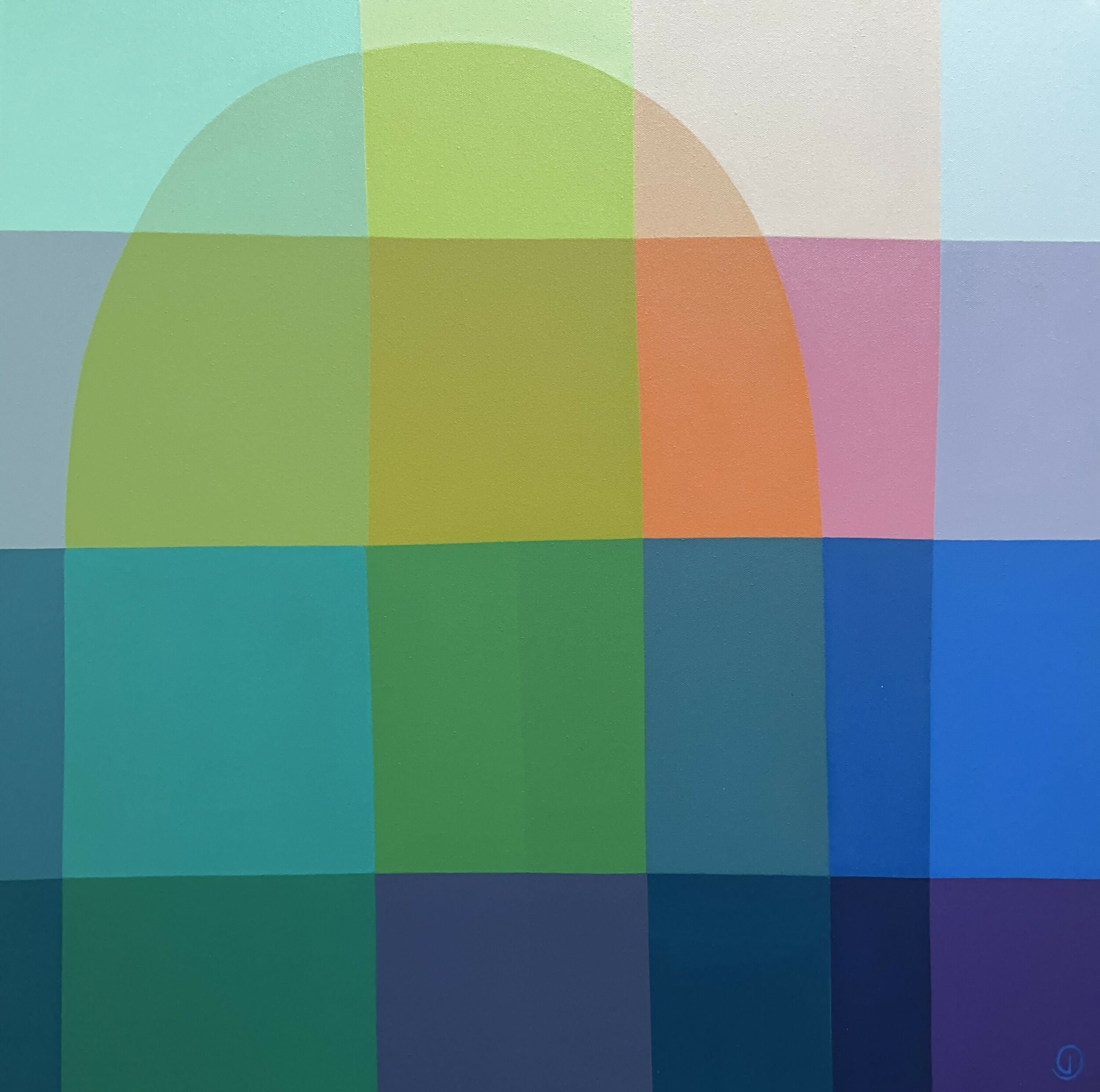 Charlotte De Pace_Bright Side_Abstract Painting_Gioia Wall Art