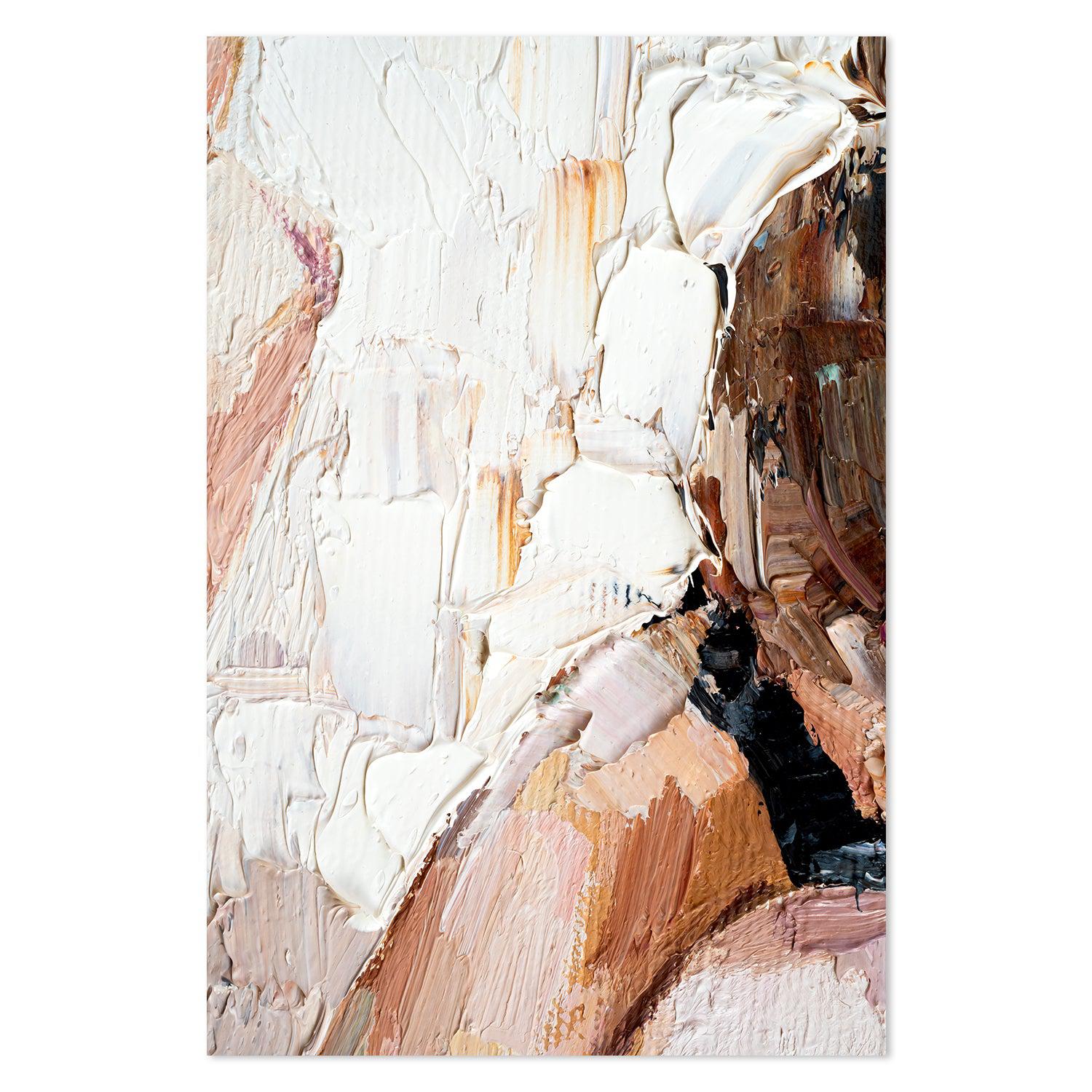 Nude Layers , Hand-painted Canvas