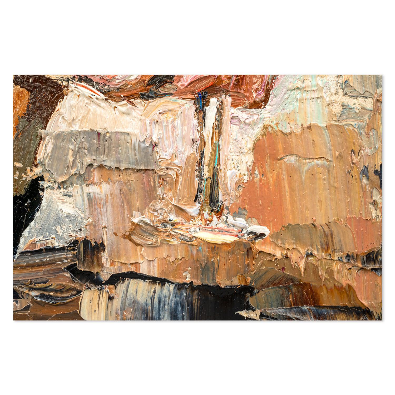 Clay Abstract , Hand-painted Canvas