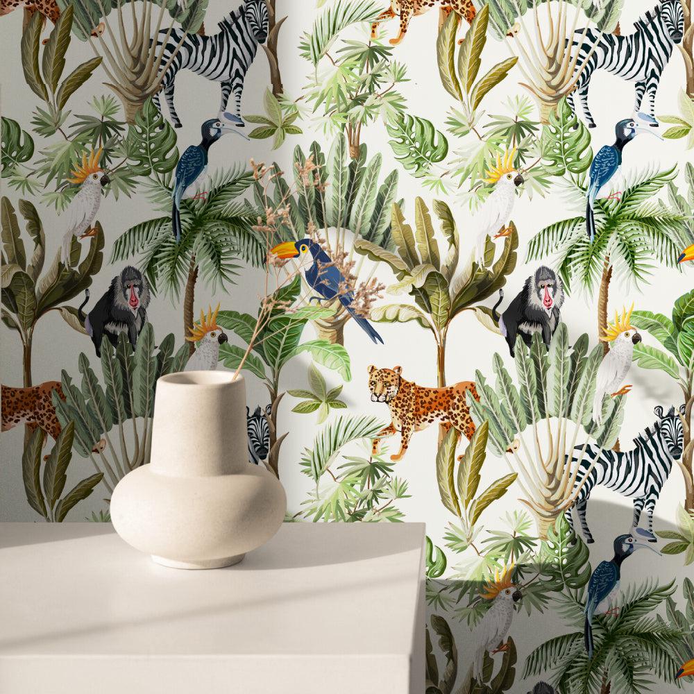 Animals In The Jungle Wallpaper