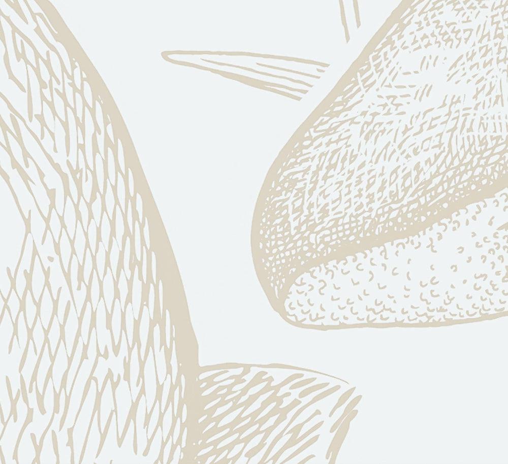 Beige Rabbits Wallpaper