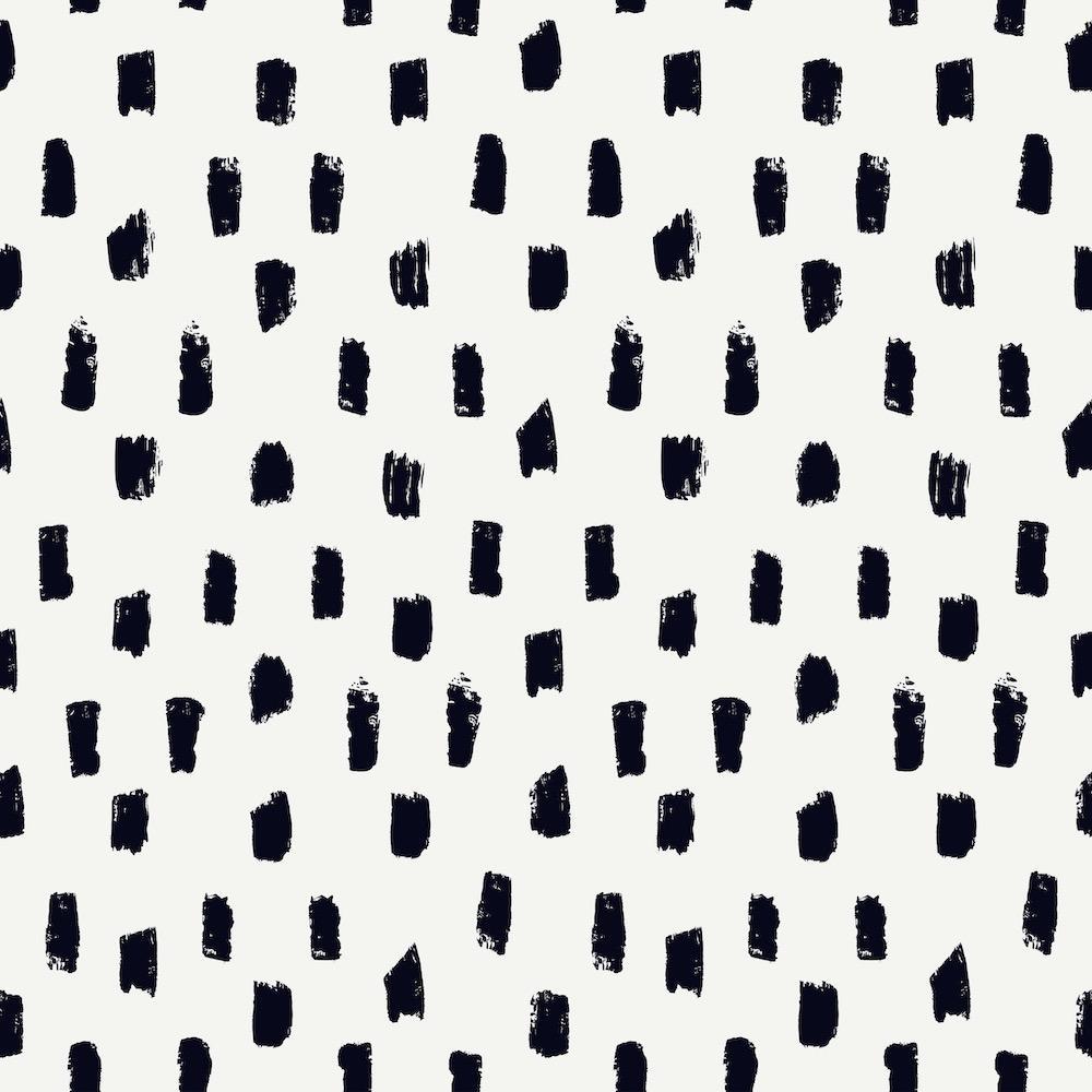 Black and White Dash, Style A-wallpaper-eco-friendly-easy-removal-GIOIA-WALL-ART