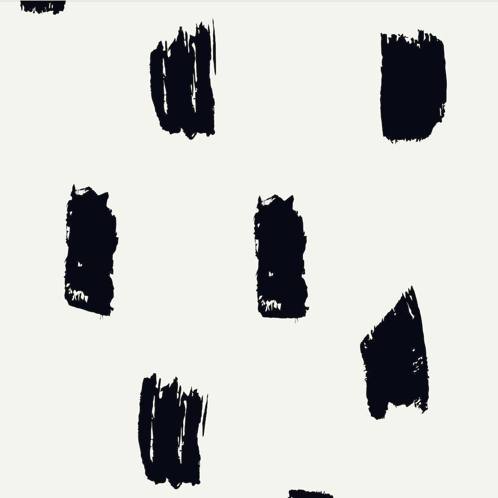 Black and White Dash, Style A-wallpaper-eco-friendly-easy-removal-GIOIA-WALL-ART