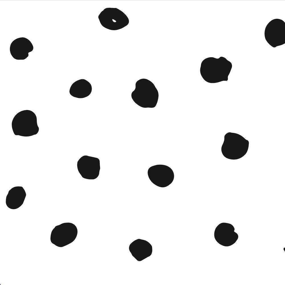 Black and White Polka Dots-wallpaper-eco-friendly-easy-removal-GIOIA-WALL-ART