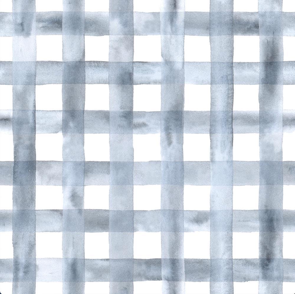 Blue Watercolour Checker