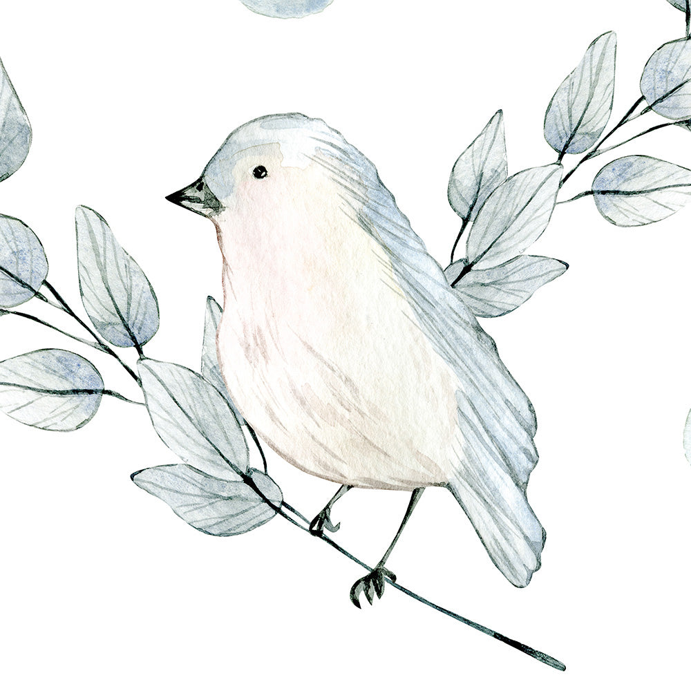 Blue Watercolour Garden