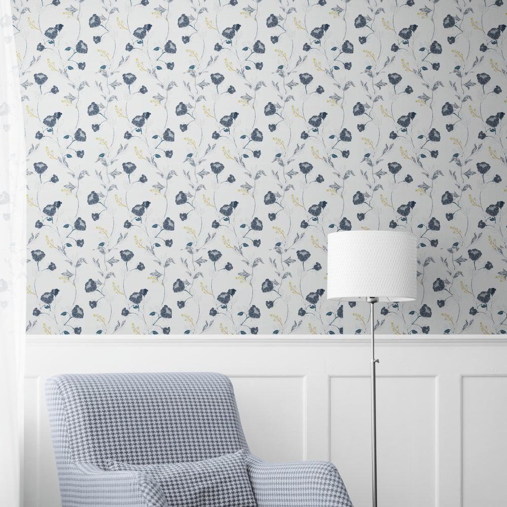 Dawn Blooms-wallpaper-eco-friendly-easy-removal-GIOIA-WALL-ART