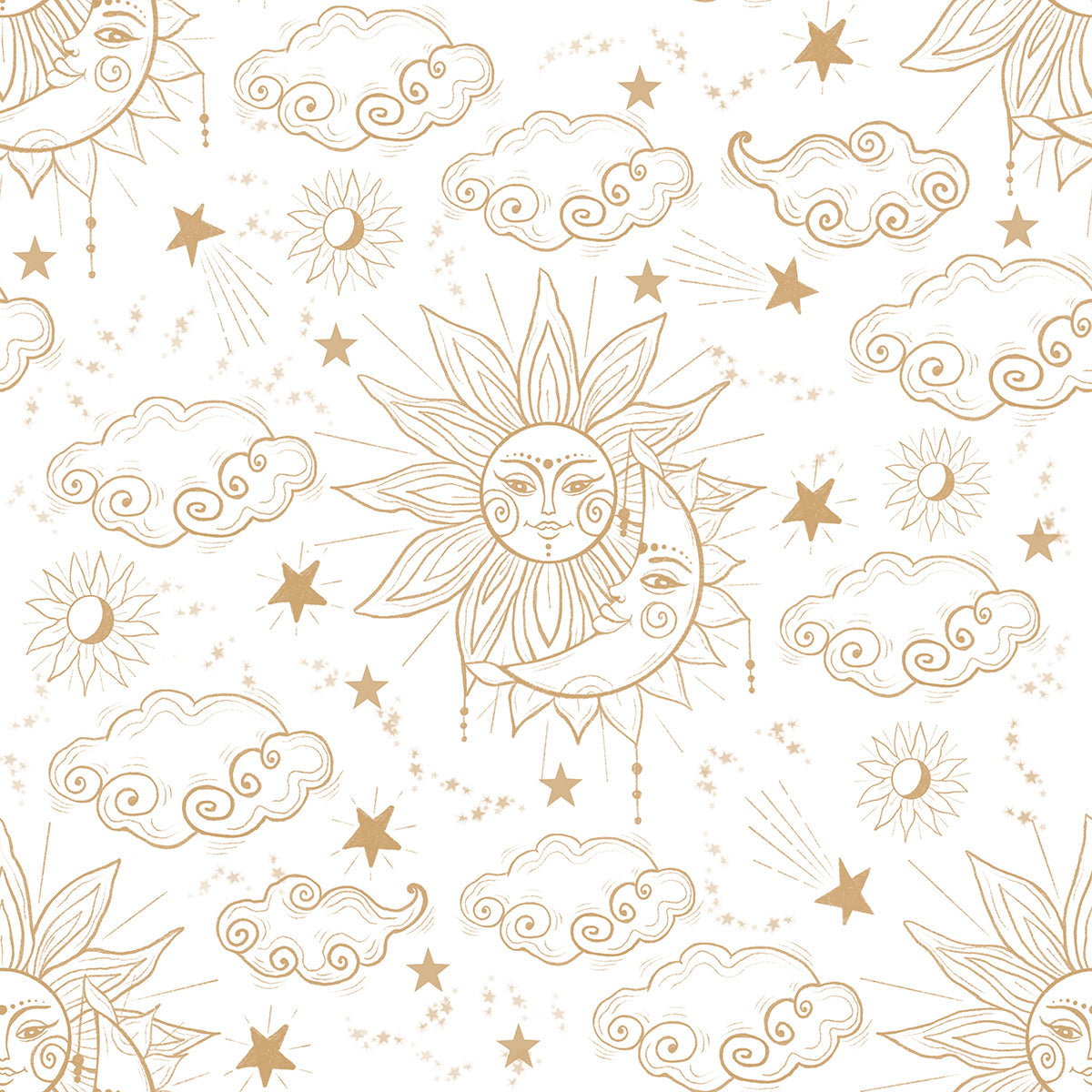 Golden Night Sky