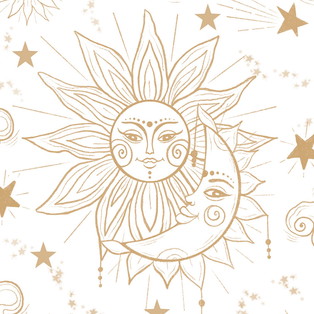 Golden Night Sky